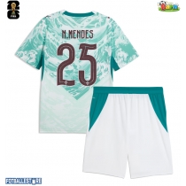 Portugal Nuno Mendes #25 Bortedraktsett Barn VM 2026 Kortermet (+ Korte bukser)